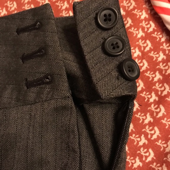 Grey Pinstripe Apt. 9 Trousers - EUC - Sz 16 - Picture 4 of 6